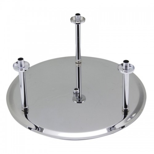ALFI brand RAIN20R-PSS 20" Round Polished Solid Stainless Steel Ultra Thin Rain Shower Head
