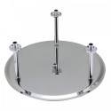 ALFI brand RAIN20R-PSS 20" Round Polished Solid Stainless Steel Ultra Thin Rain Shower Head