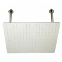 ALFI brand RAIN20S-BSS 20" Square Brushed Solid Stainless Steel Ultra Thin Rain Shower Head