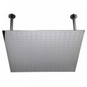 ALFI brand RAIN24S-PSS 24" Square Polished Solid Stainless Steel Ultra Thin Rain Shower Head