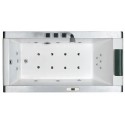 EAGO AM151ETL-L 6 ft Rectangular Acrylic Left Drain Whirlpool Bathtub