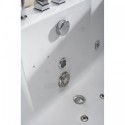 EAGO AM196ETL 6 ft Clear Rectangular Acrylic Whirlpool Bathtub for Two