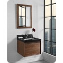 Fairmont Designs 1505-WV24 m4 24" Wall Mount Vanity in Natural Walnut