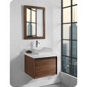 Fairmont Designs 1505-WV24 m4 24" Wall Mount Vanity in Natural Walnut
