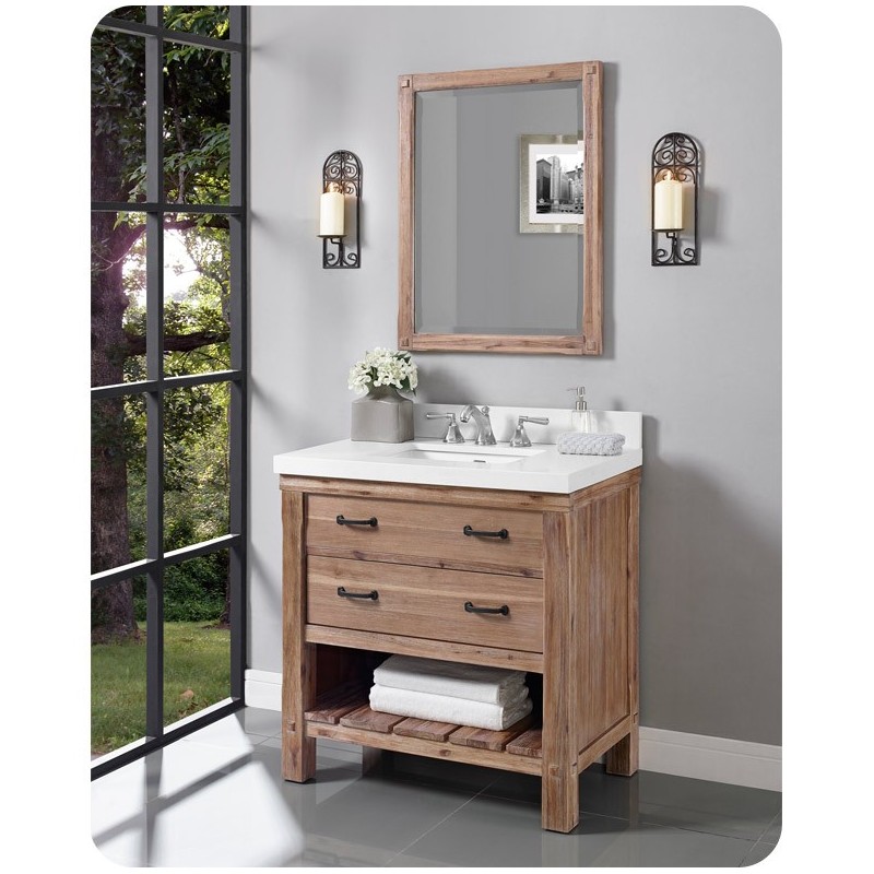 Fairmont Designs 1507-VH36 Napa 36" Open Shelf Vanity in Sonoma Sand