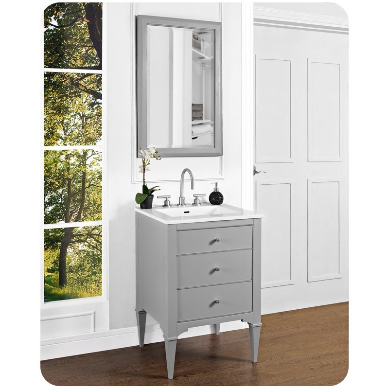 Fairmont Designs 1510-V24 Charlottesville 24" Vanity in Light Gray