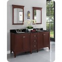 Fairmont Designs 1513-V30_DB12_V30 Shaker Americana 72" Modular Vanity in Habana Cherry
