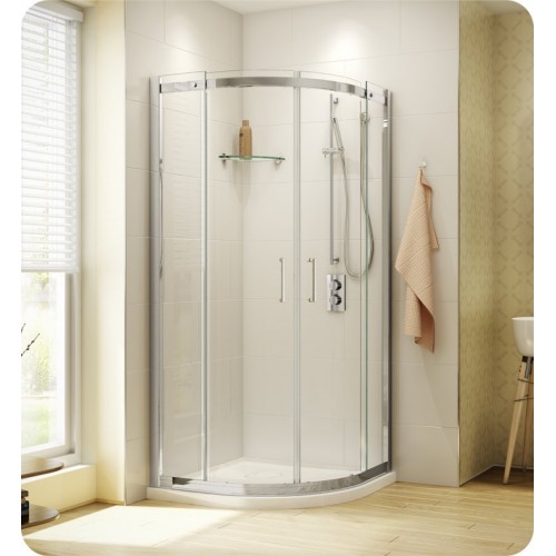 Fleurco STR32 Banyo Shuttle Round 32 Semi Frameless Curved Sliding Doors
