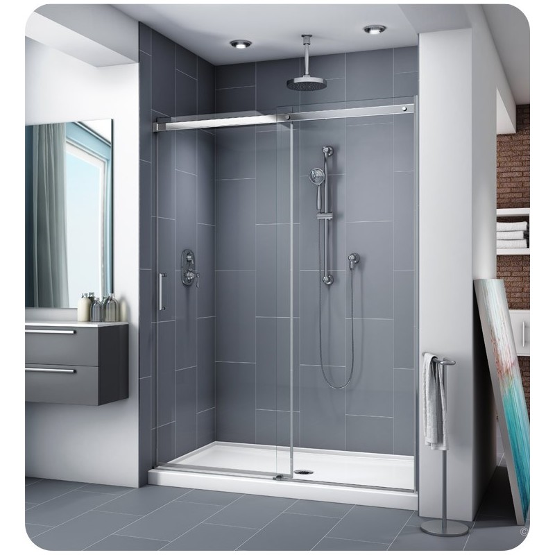 Fleurco NA48 Nova Apollo in-Line 48 Sliding Door and Fixed Panel