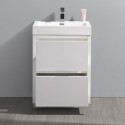 Fresca Valencia 24" Glossy White Free Standing Modern Bathroom Vanity