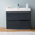 Fresca Valencia 42" Dark Slate Gray Free Standing Modern Bathroom Vanity