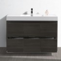 Fresca Valencia 48" Gray Oak Free Standing Modern Bathroom Vanity