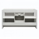 Fresca Allier Rio 60" Ash Gray Single Sink Modern Bathroom Cabinet