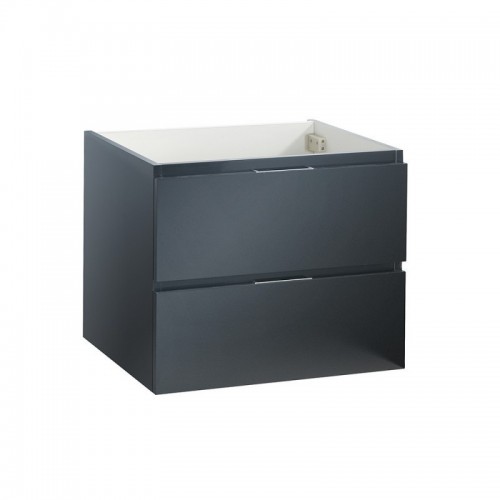 Fresca Valencia 24" Dark Slate Gray Wall Hung Modern Bathroom Cabinet