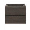 Fresca Valencia 24" Gray Oak Wall Hung Modern Bathroom Cabinet