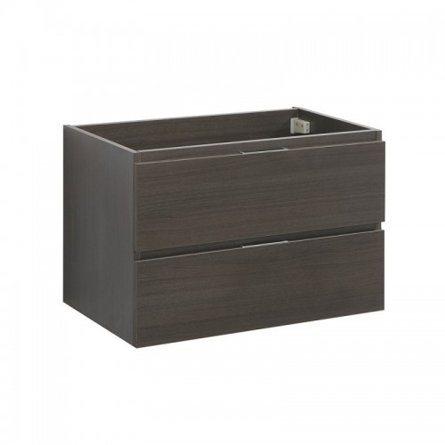 Fresca Valencia 30" Gray Oak Wall Hung Modern Bathroom Cabinet