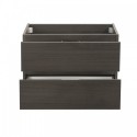 Fresca Valencia 30" Gray Oak Wall Hung Modern Bathroom Cabinet