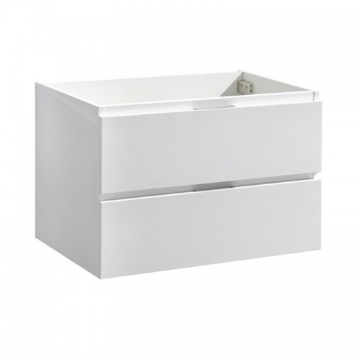 Fresca Valencia 30" Glossy White Wall Hung Modern Bathroom Cabinet