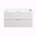 Fresca Valencia 36" Glossy White Wall Hung Modern Bathroom Cabinet