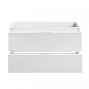 Fresca Valencia 36" Glossy White Wall Hung Modern Bathroom Cabinet