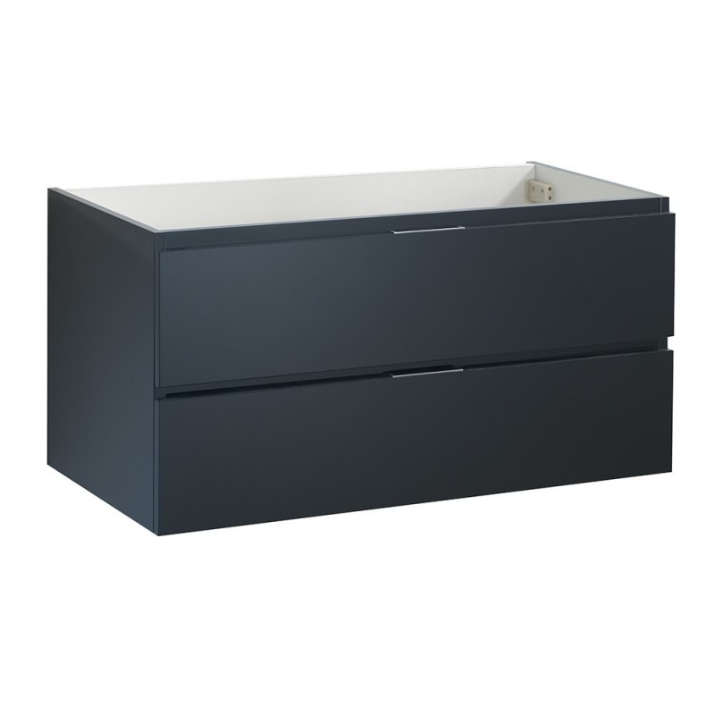 Fresca Valencia 42" Dark Slate Gray Wall Hung Modern Bathroom Cabinet