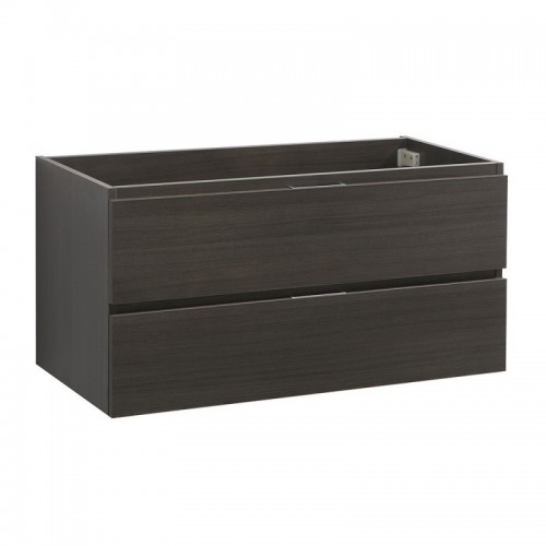 Fresca Valencia 42" Gray Oak Wall Hung Modern Bathroom Cabinet