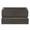 Fresca Valencia 42" Gray Oak Wall Hung Modern Bathroom Cabinet
