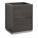 Fresca Valencia 24" Gray Oak Free Standing Modern Bathroom Cabinet