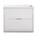 Fresca Valencia 36" Glossy White Free Standing Modern Bathroom Cabinet