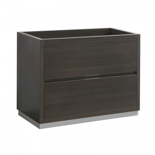 Fresca Valencia 42" Gray Oak Free Standing Modern Bathroom Cabinet