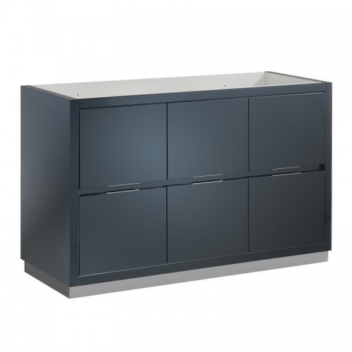 Fresca Valencia 48" Dark Slate Gray Free Standing Single Sink Modern Bathroom Cabinet