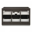 Fresca Valencia 48" Gray Oak Free Standing Single Sink Modern Bathroom Cabinet