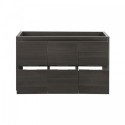 Fresca Valencia 48" Gray Oak Free Standing Double Sink Modern Bathroom Cabinet