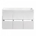 Fresca Valencia 48" Glossy White Free Standing Single Sink Modern Bathroom Cabinet