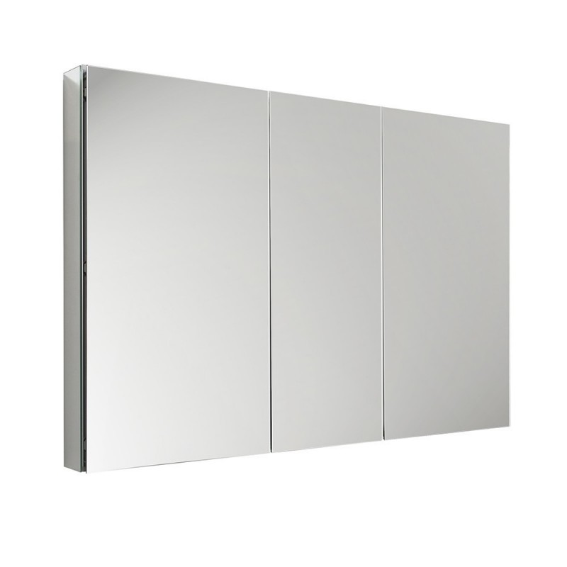 Fresca 50" Wide x 36" Tall Bathroom Medicine Cabinet w/ Mirrors