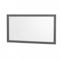 60 inch Double Bathroom Vanity in Dark Gray, No Countertop, No Sinks, and 58 inch Mirror