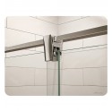 Fleurco LX55 Luxe Axent In-Line Bypass Sliding Shower Doors - 55" to 57"