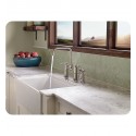 Brizo 62525LF Artesso Two Handle Bridge Kitchen Faucet with Spray