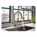 Brizo 64025LF Artesso Single Handle Pull-Down Kitchen Faucet with Smarttouch Technology