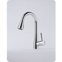Brizo 63070LF Venuto Single Handle Pull-Down Kitchen Faucet with Softtouch
