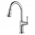 Brizo 63025LF Artesso Single Handle Pull-Down Kitchen Faucet