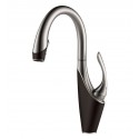 Brizo 63055LF Vuelo Single Handle Pull-Down Kitchen Faucet