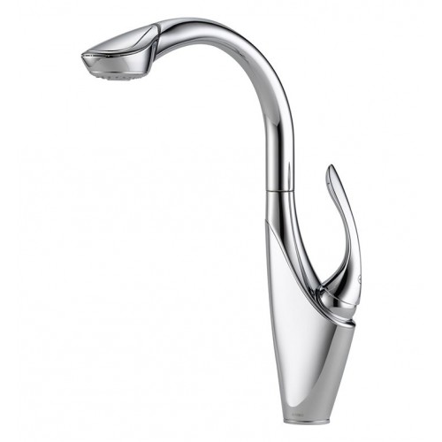 Brizo 63255LF Vuelo Single Handle Hi-Arch Pull-Out Kitchen Faucet