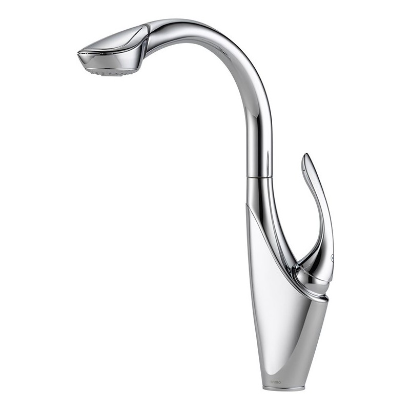 Brizo 63255LF Vuelo Single Handle Hi-Arch Pull-Out Kitchen Faucet