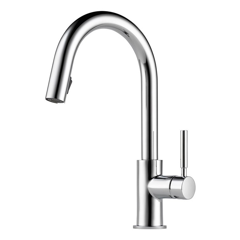 Brizo 63020LF Solna Single Handle Pull-Down Kitchen Faucet