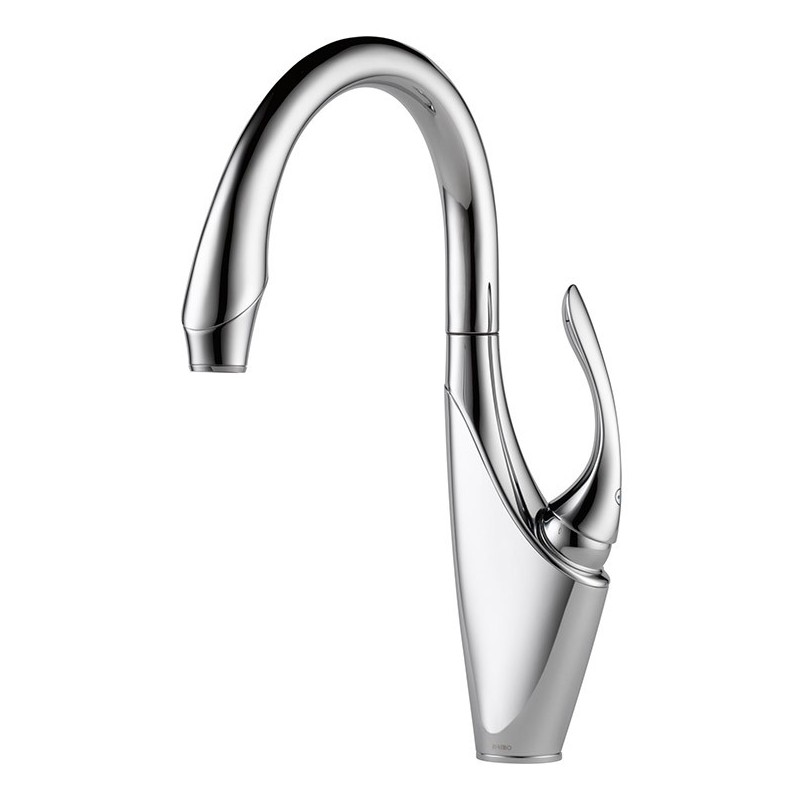 Brizo 61055LF Vuelo Single Handle Waterfall Kitchen Faucet