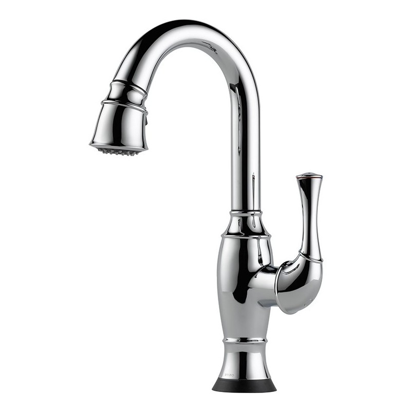 Brizo 64903LF Talo Single Handle Pull-Down Bar/Prep Faucet with Smarttouch Technology