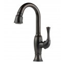 Brizo 64903LF Talo Single Handle Pull-Down Bar/Prep Faucet with Smarttouch Technology