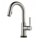 Brizo 64920LF Solna Single Handle Single Hole Pull-Down Bar/Prep with Smarttouch Technology