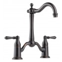 Brizo 62636LF Tresa Two Handle Bridge Bar/Prep Faucet